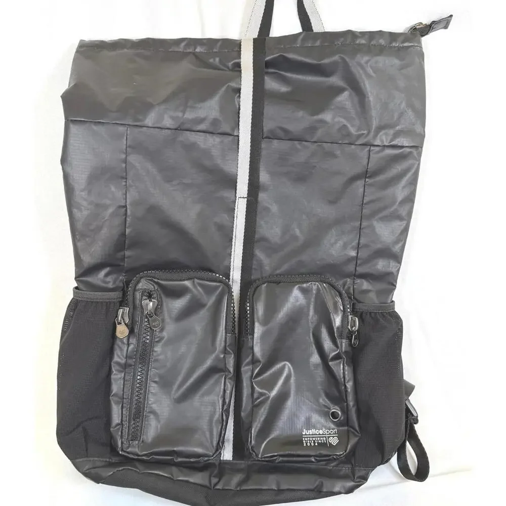 Justice Sport Black Backpack